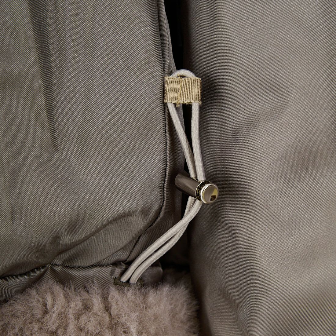 MICA&DEAL [マイカアンドディール] スタンドカラーボアブルゾン [0125406330] GREIGE