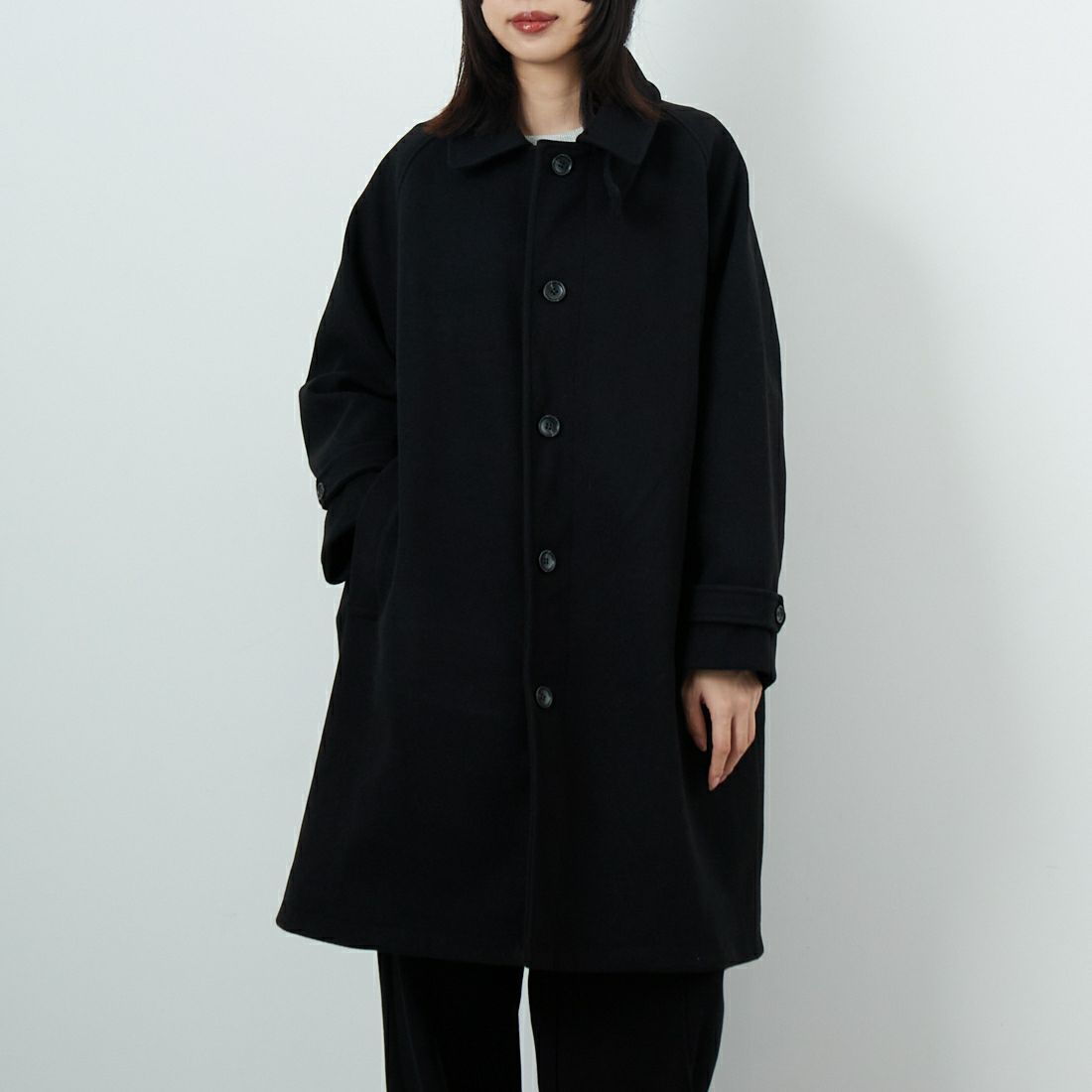 BLACK&&モデル身長：162cm 着用サイズ：F&&