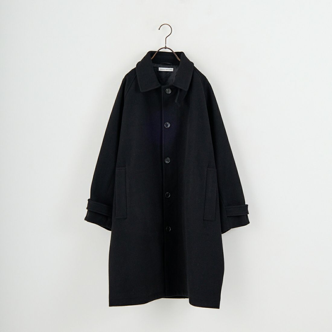Jeans Factory Clothes [ジーンズファクトリークローズ] ワイドステンカラーミドルコート [831031IN] BLACK
