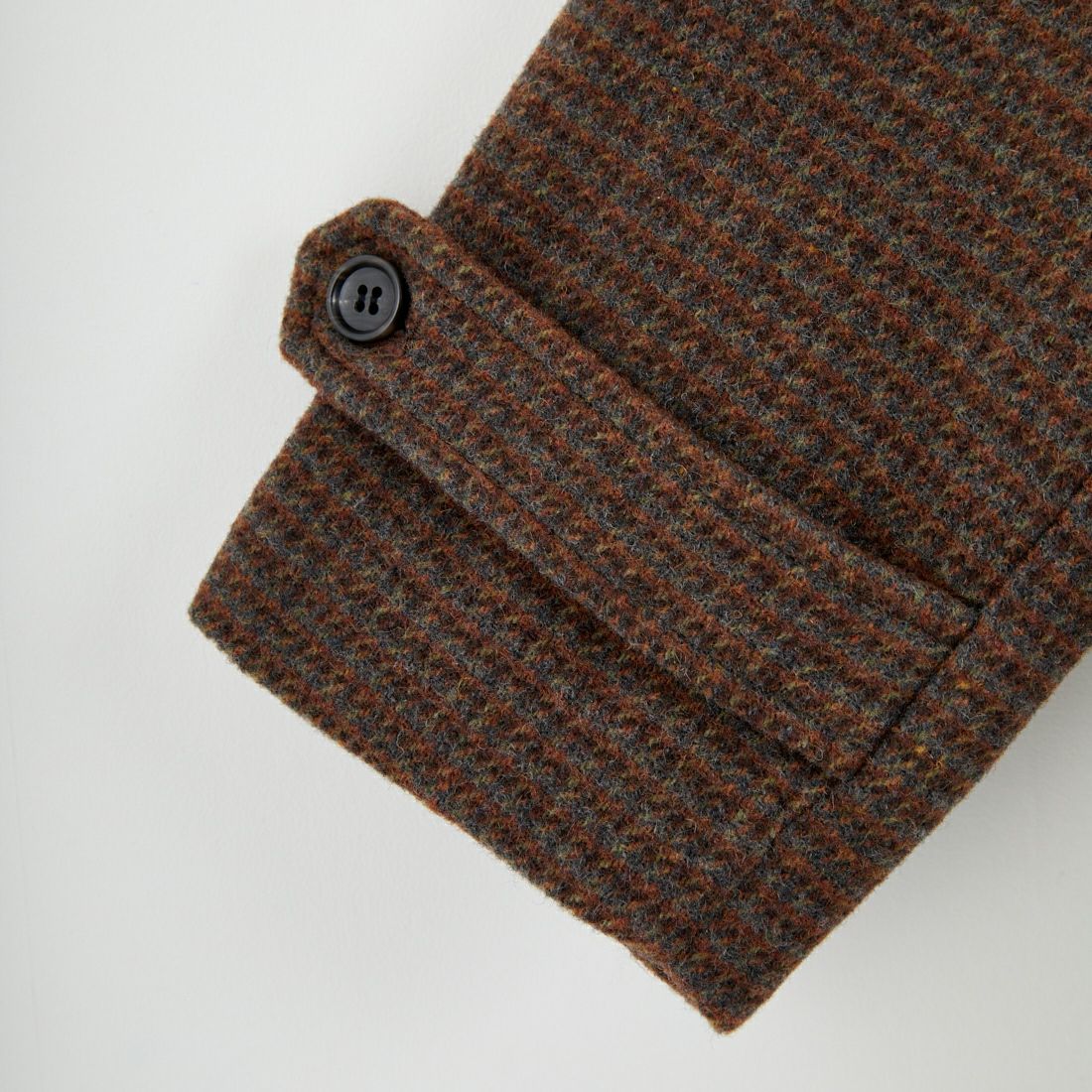 Jeans Factory Clothes [ジーンズファクトリークローズ] ワイドステンカラーミドルコート [831031IN] CHECK