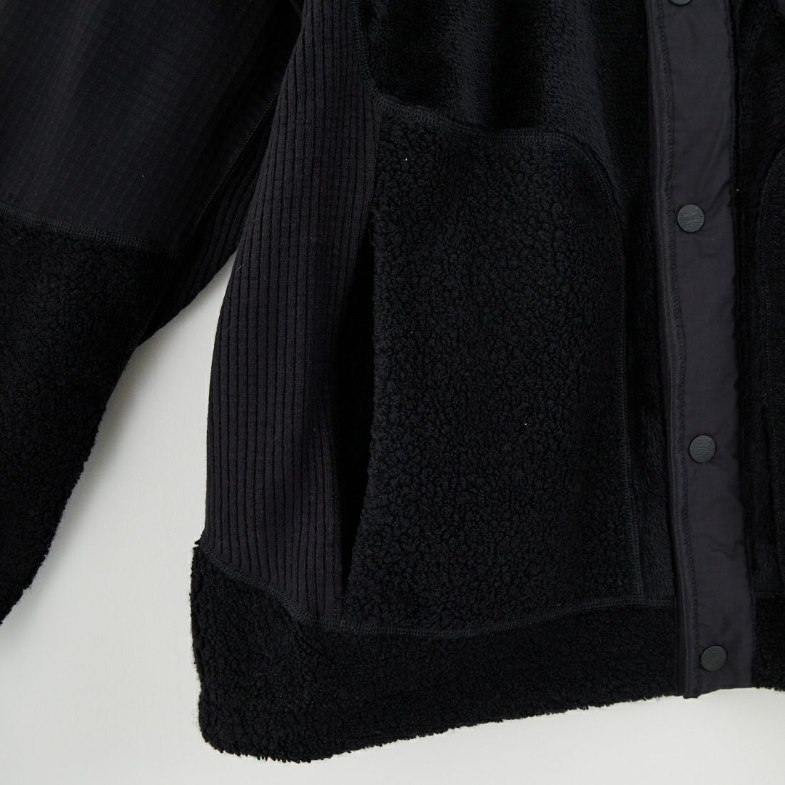 White Mountaineering [ホワイトマウンテニアリング] パッチワークブルゾン [WM2573512] BLACK