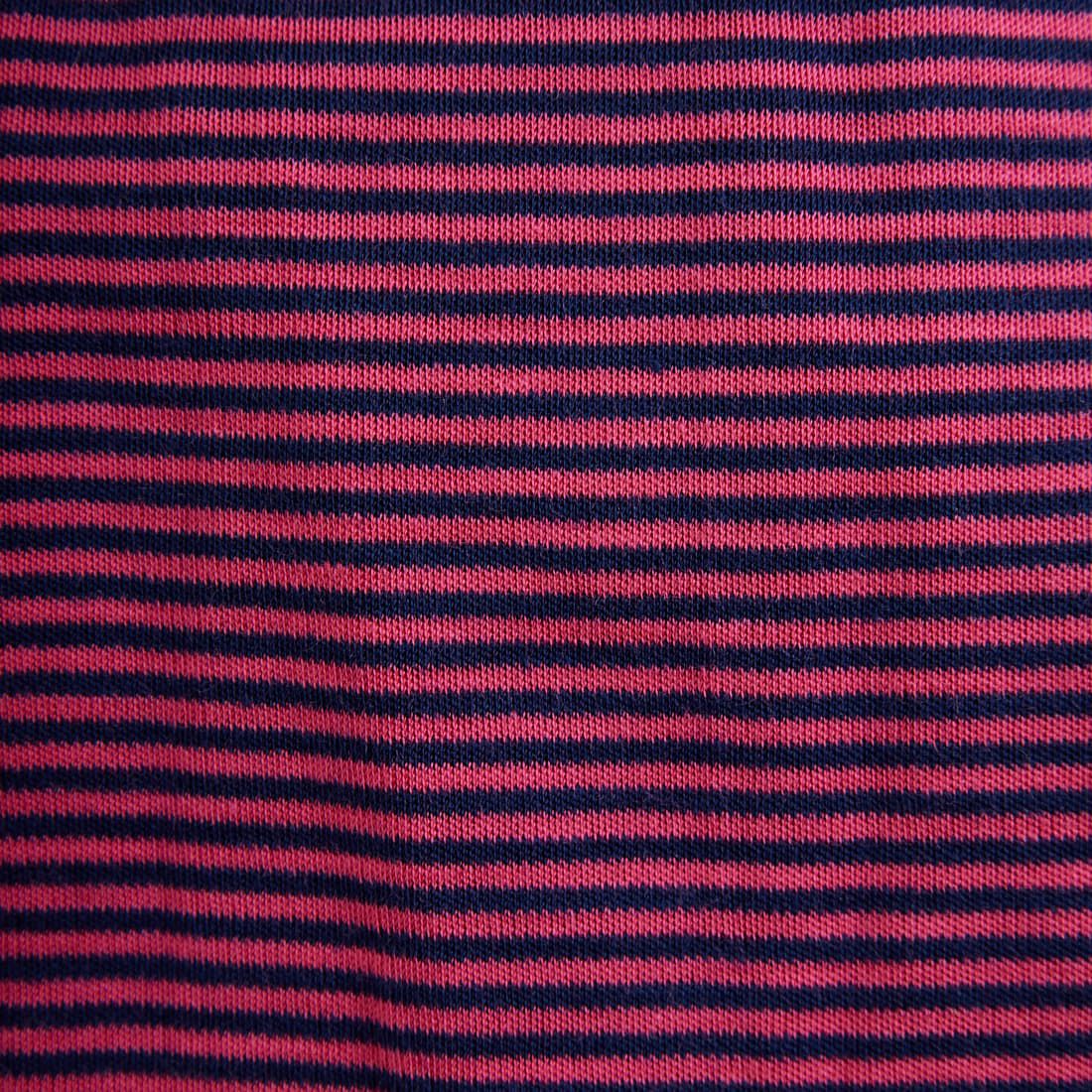 WILDERNESS WEAR [ウィルダネスウェア] ポリプロピレン ロングスリーブボーダーTシャツ [POLYPRO190-LS-CR-ST] NAVY/PINK