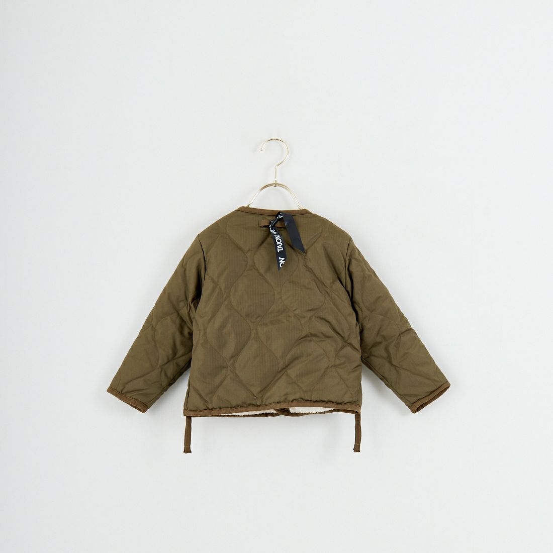 TAION [タイオン] キッズ ミリタリー クルーネックダウンジャケット [TAION-KR104BML-1] D.OLIVE/CR