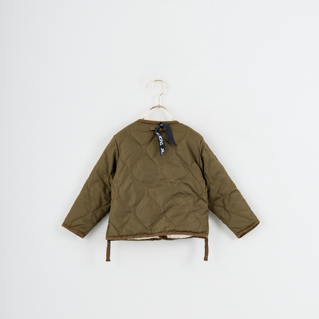 TAION [タイオン] キッズ ミリタリー クルーネックダウンジャケット [TAION-KR104BML-1] D.OLIVE/CR
