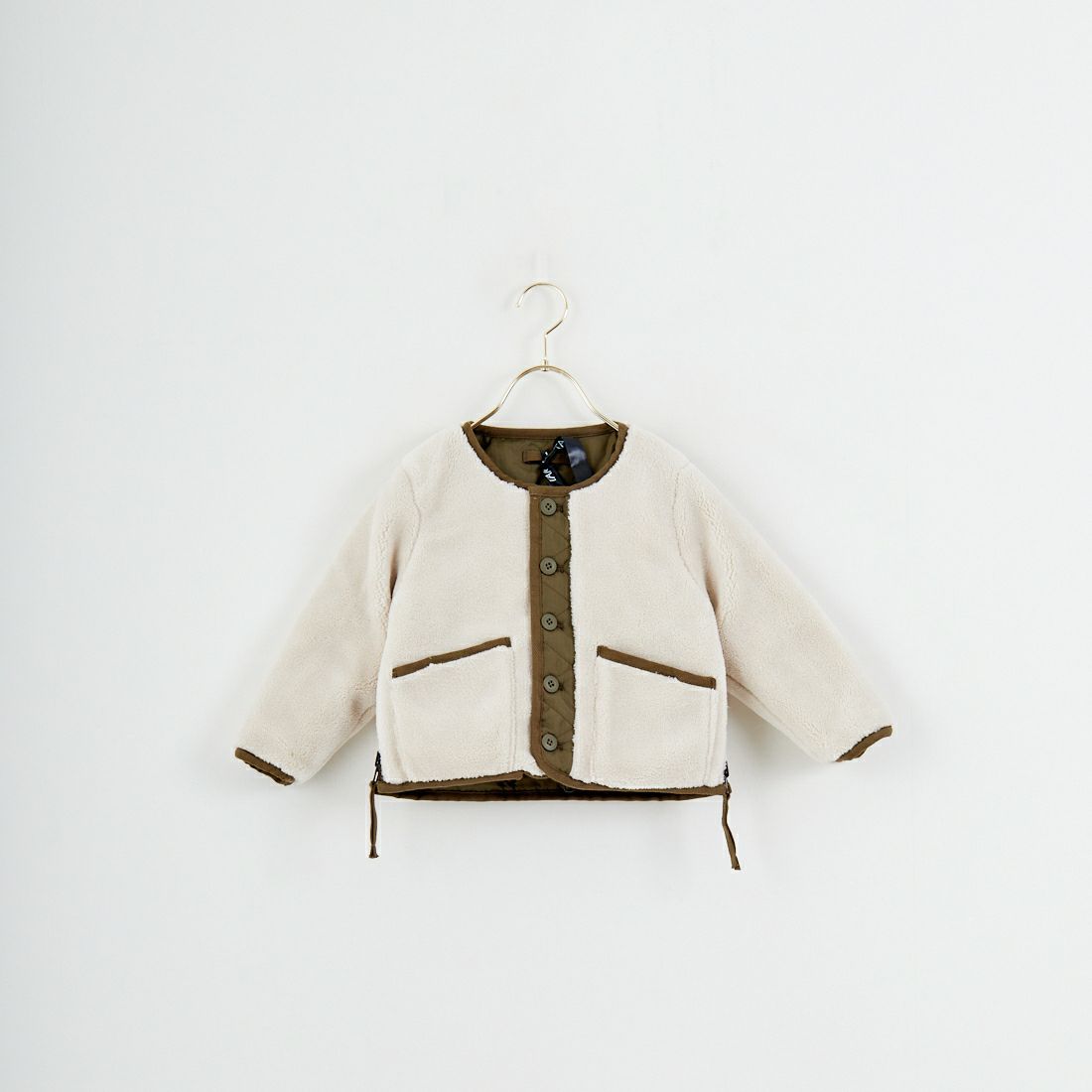 TAION [タイオン] キッズ ミリタリー クルーネックダウンジャケット [TAION-KR104BML-1] D.OLIVE/CR