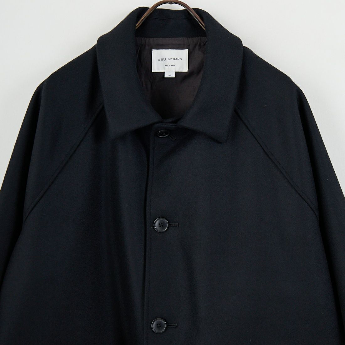 STILL BY HAND [スティルバイハンド] メルトンウールラグランコート