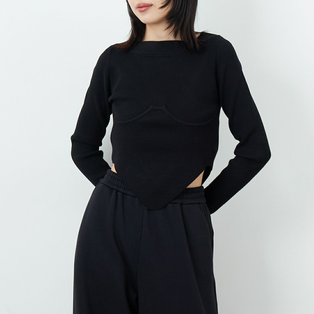 BLK&&モデル身長：162cm 着用サイズ：24&&