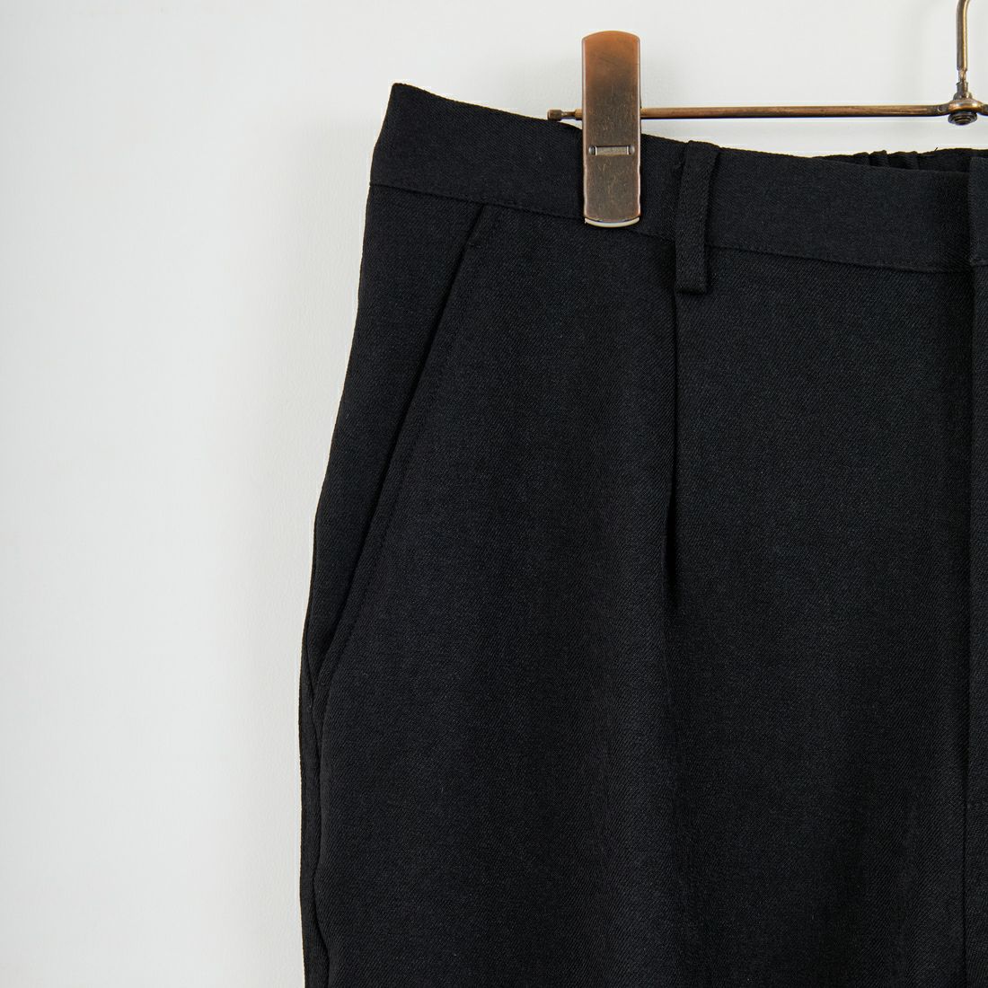 Jeans Factory Clothes [ジーンズファクトリークローズ] ラナテックレイ1Pワイドイージートラウザー [EPC-55500] 6 BLACK