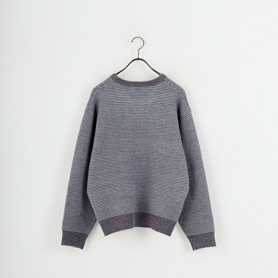 33Degrees [サーティスリーディグリーズ] モールガータークルーネックニット [ND-25755016] 03 GREY