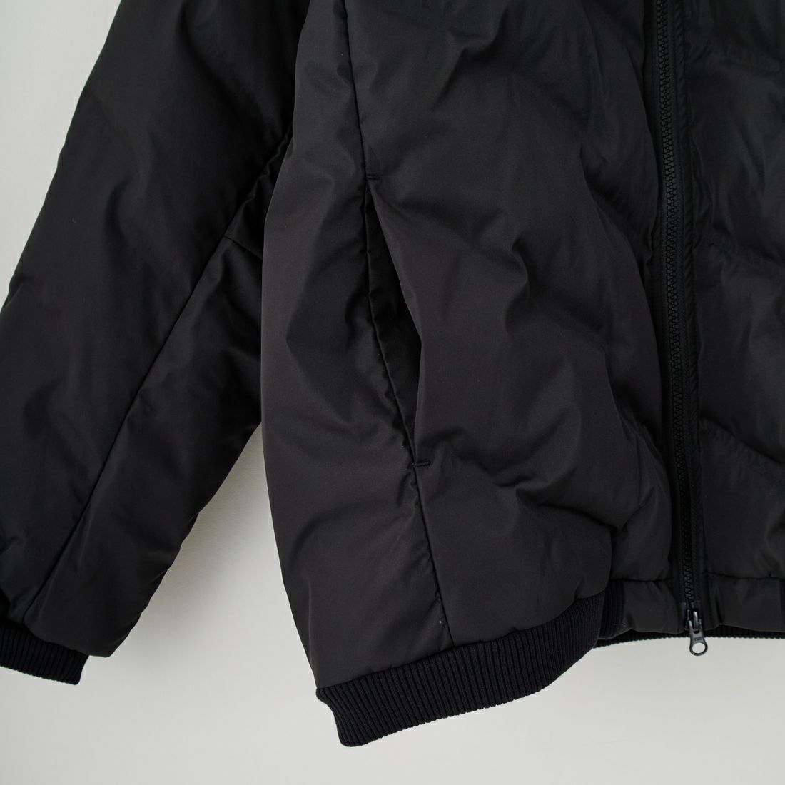 Jeans Factory Clothes [ジーンズファクトリークローズ] シームレス中綿ブルゾン [EPC-57408] 3 BLACK