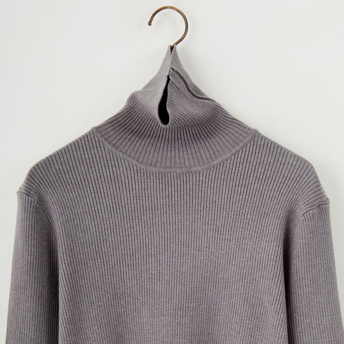 33Degrees [サーティスリーディグリーズ] ウォッシャブル ミックスタートルネックリブニット [25522310] 003 GREY