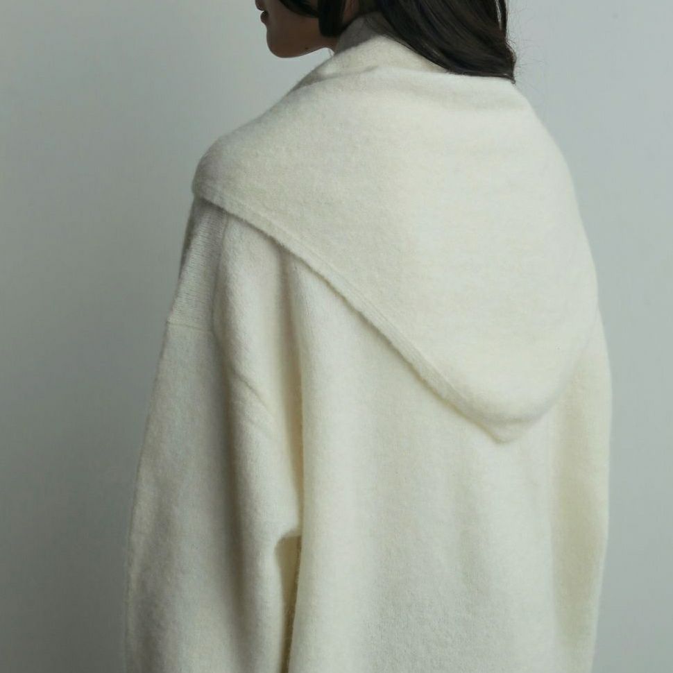 anuke [アンヌーク] レイヤードスカーフニット [62520528] IVR