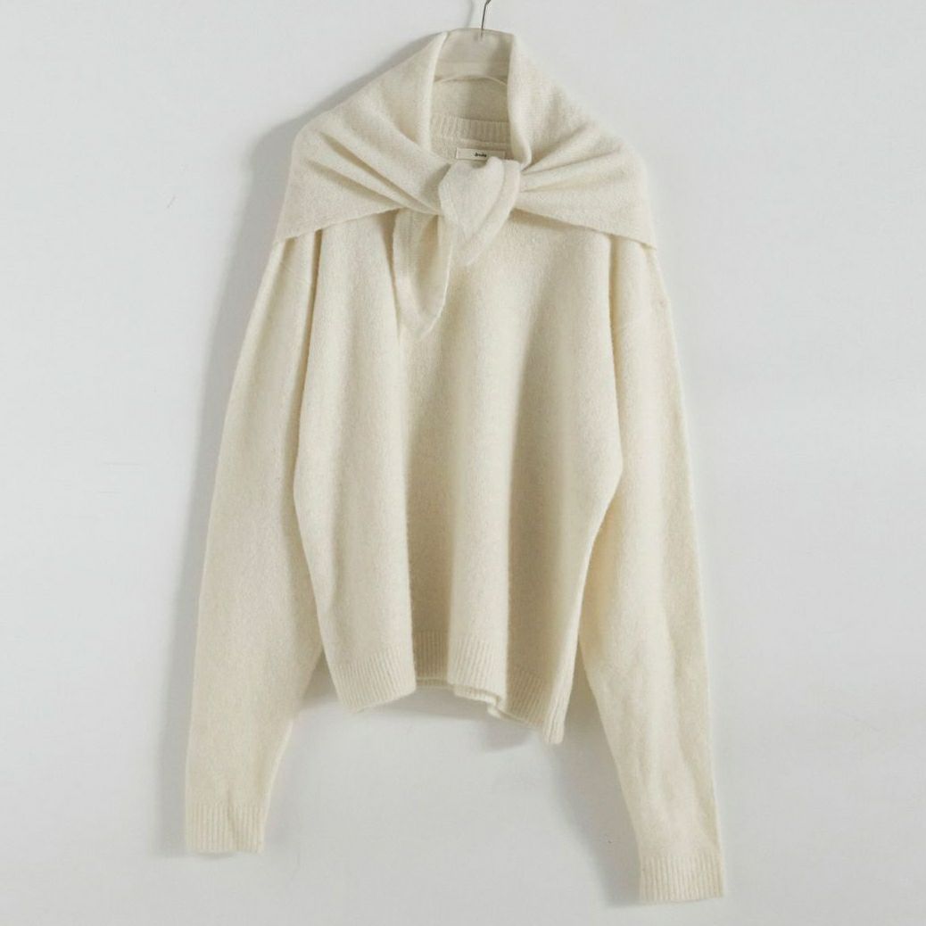 anuke [アンヌーク] レイヤードスカーフニット [62520528] IVR