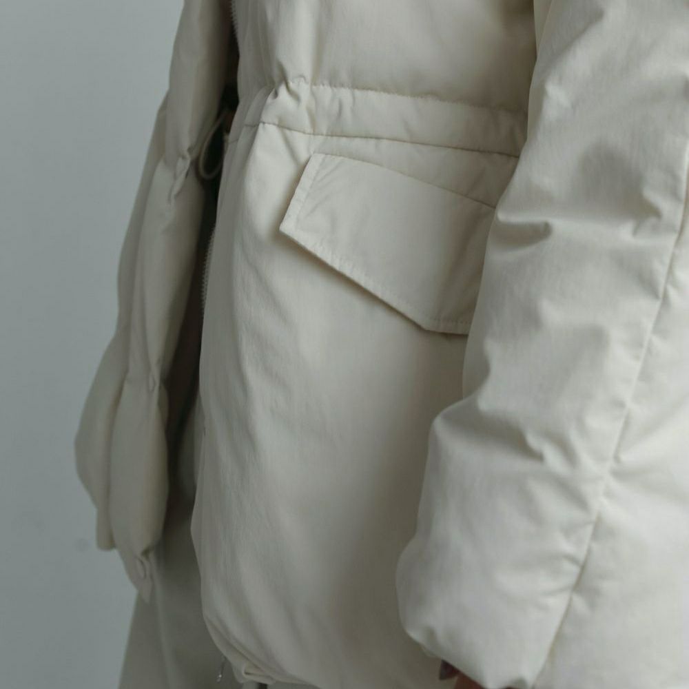 anuke [アンヌーク] スタンドカラーダウンコート [62520004] IVR