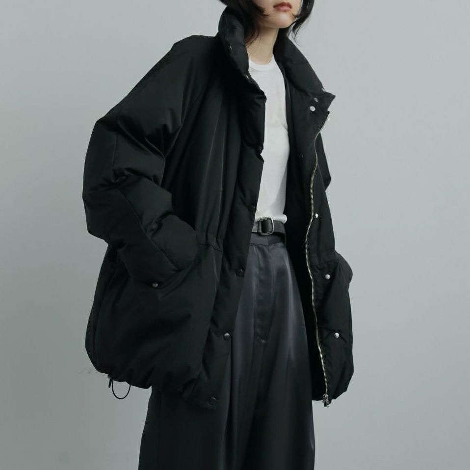 anuke [アンヌーク] スタンドカラーダウンコート [62520004] BLK