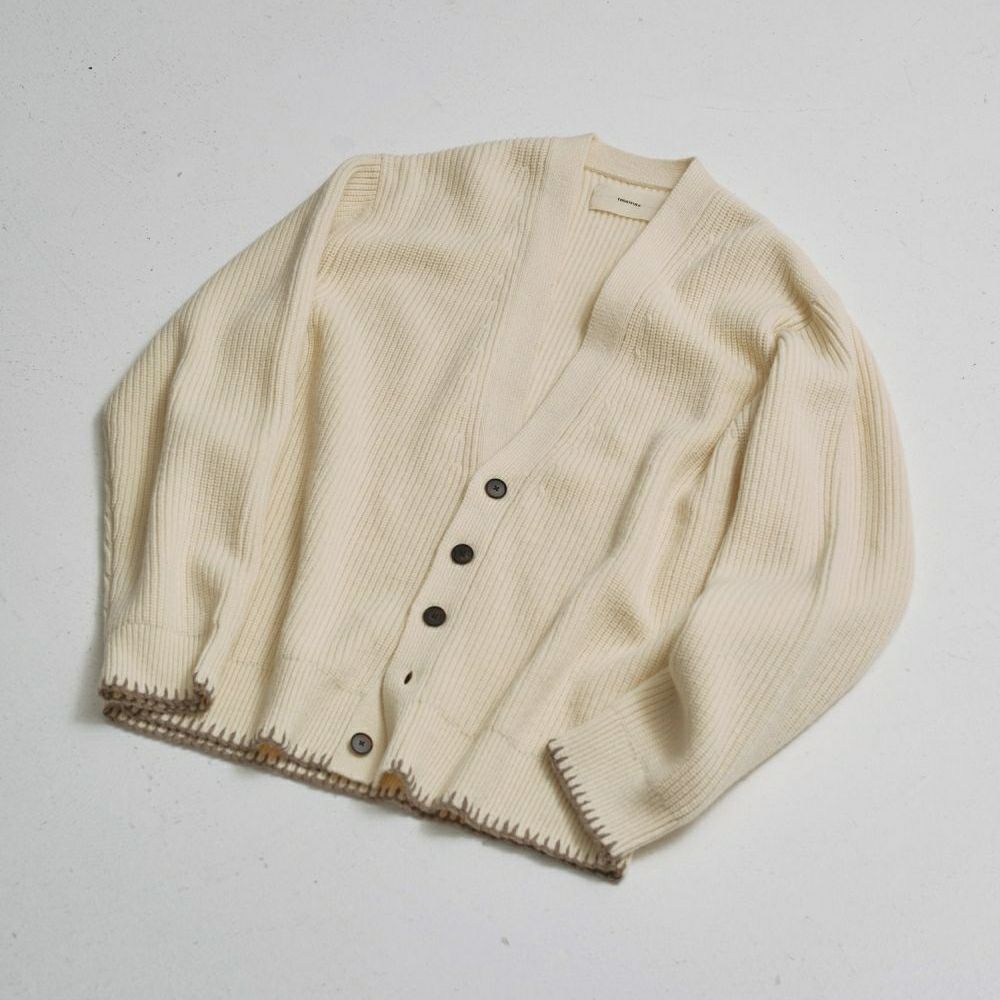 TODAYFUL [トゥデイフル] ウールリブニットカーディガン [12520519] ECRU