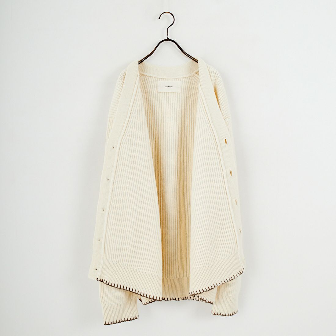 TODAYFUL [トゥデイフル] ウールリブニットカーディガン [12520519] ECRU