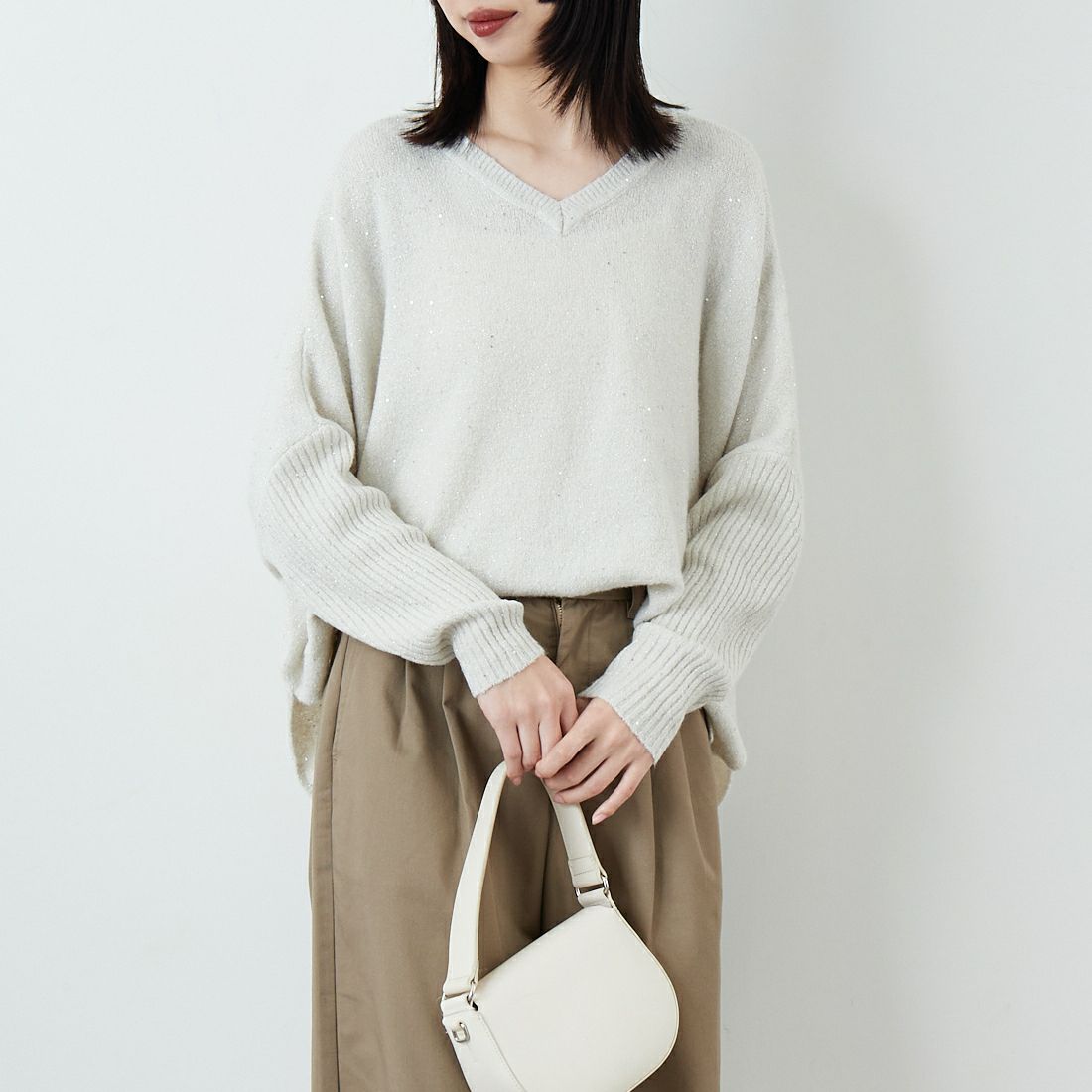 ｱｲﾎﾞﾘｰ&&モデル身長：162cm 着用サイズ：F&&