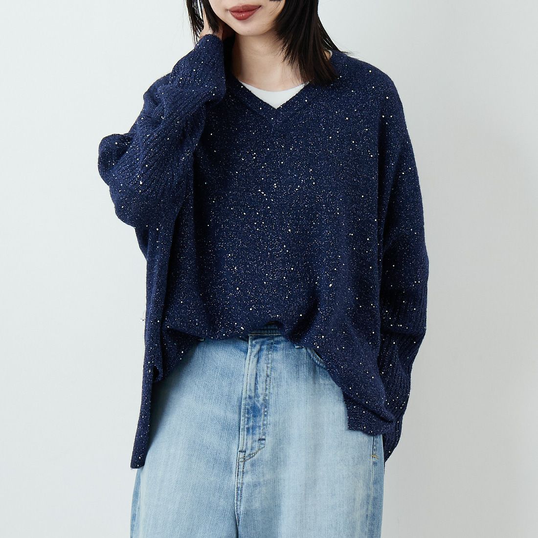 ﾈｲﾋﾞｰ&&モデル身長：162cm 着用サイズ：F&&