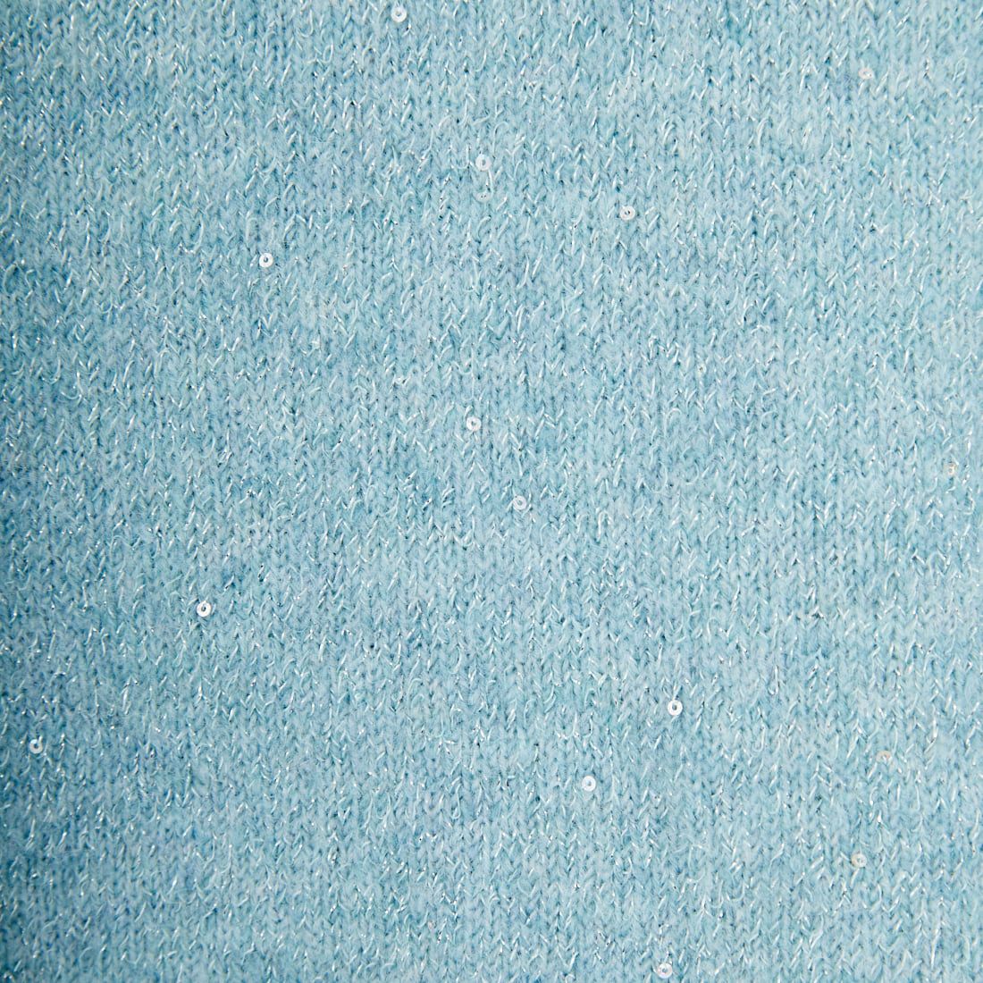 Jf Ready Made [ジェイエフレディメイド] スパンコールドルマンニットプルオーバー [3225426] ﾗｲﾄﾌﾞﾙｰ