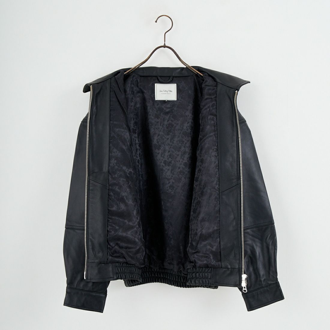 [ジーンズファクトリークローズ] ラムレザーボンバージャケット ジーンズファクトリークローズ] ラムレザーボンバージャケット JEANS