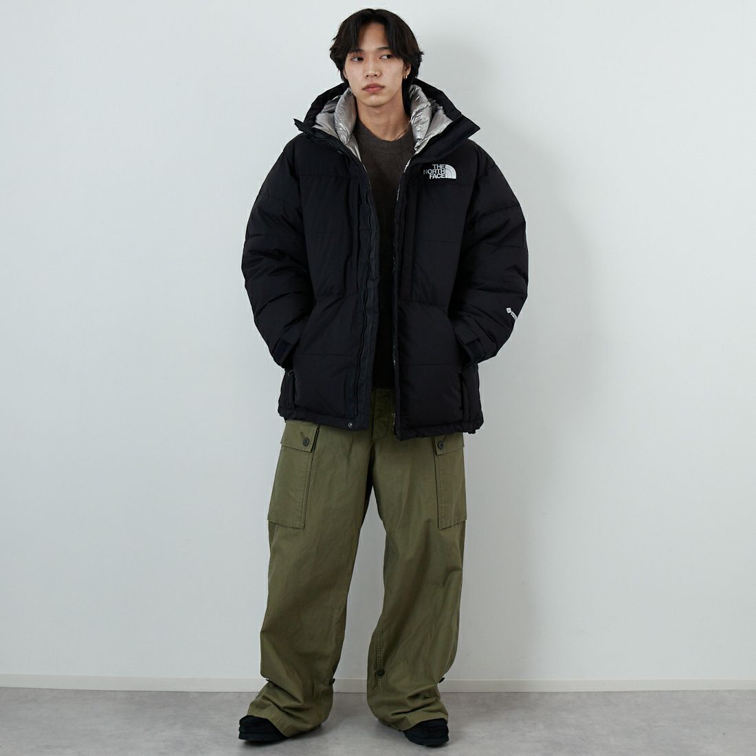 THE NORTH FACE [ザ ノースフェイス] バルトロジャケット [ND92553] K &&モデル身長：179cm 着用サイズ：M&&