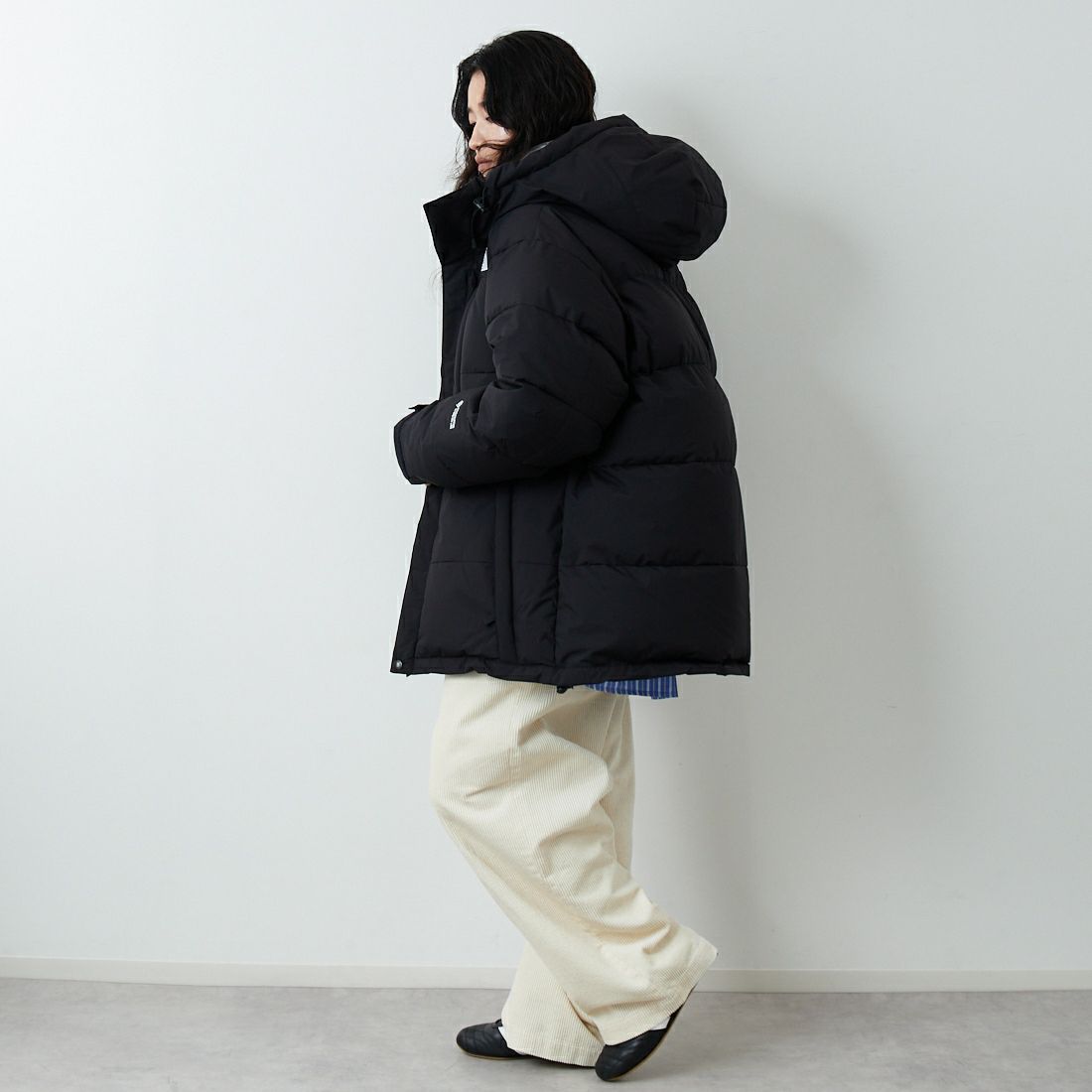 THE NORTH FACE [ザ ノースフェイス] バルトロジャケット [ND92553] K &&モデル身長：162cm 着用サイズ：S&&