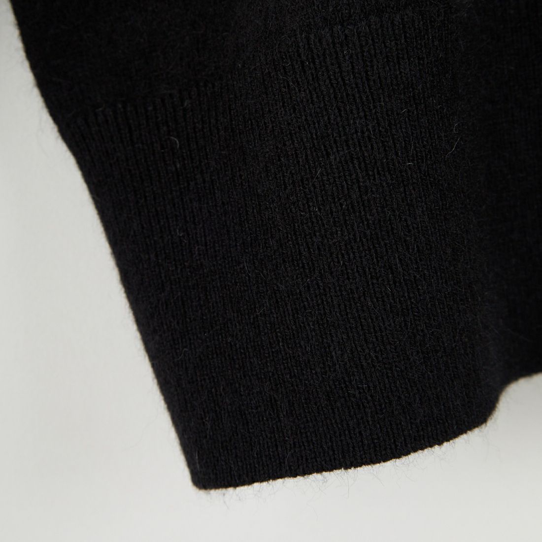 mizuiro ind [ミズイロインド] ハイゲージ襟付きプルオーバー [4-220099] 99A BLK/OW