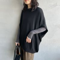 99 BLACK&&モデル身長：160cm 着用サイズ：F&&