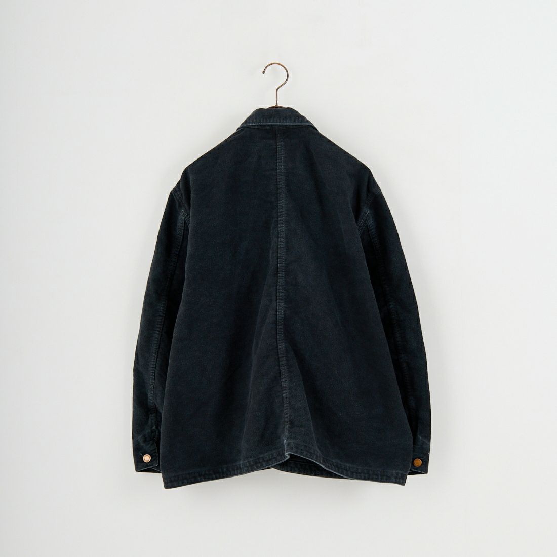 REMI RELIEF [レミレリーフ] モールスキンカバーオールジャケット [RN29373043] BLACK