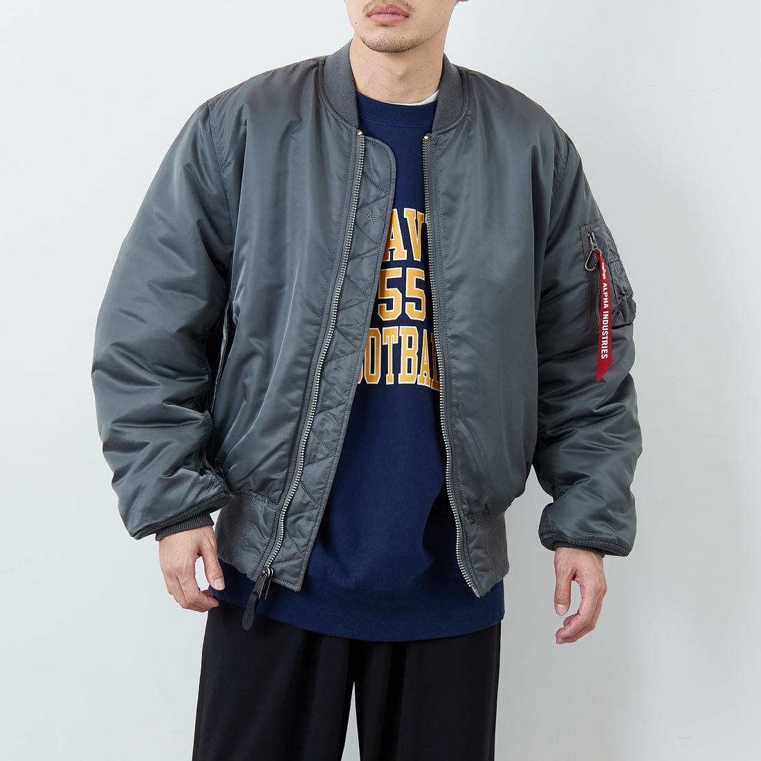 ALPHA [アルファ] MA-1フライトジャケット [MJM21000C1]｜ジーンズ