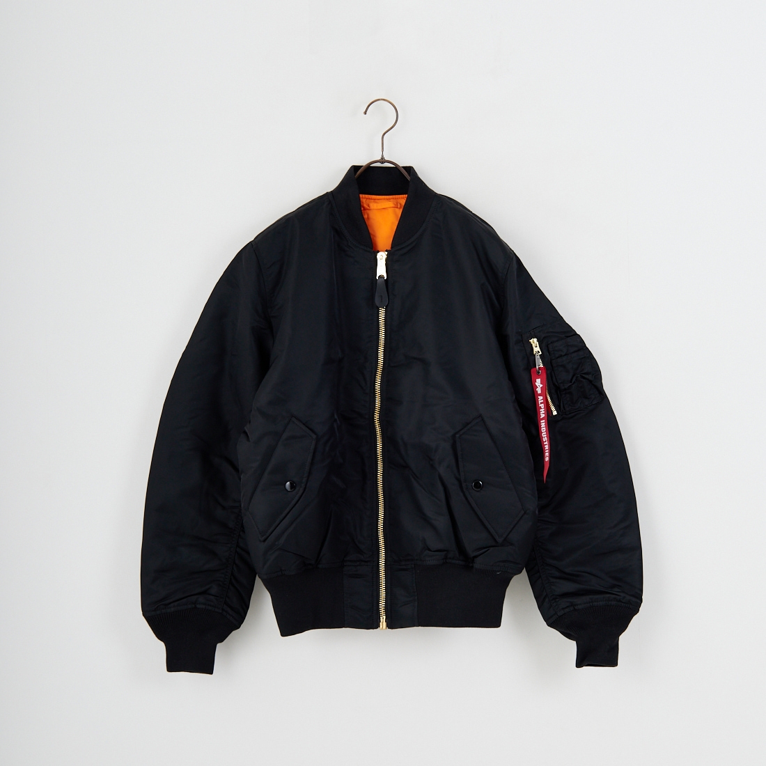 ALPHA [アルファ] MA-1フライトジャケット [MJM21000C1] BLACK