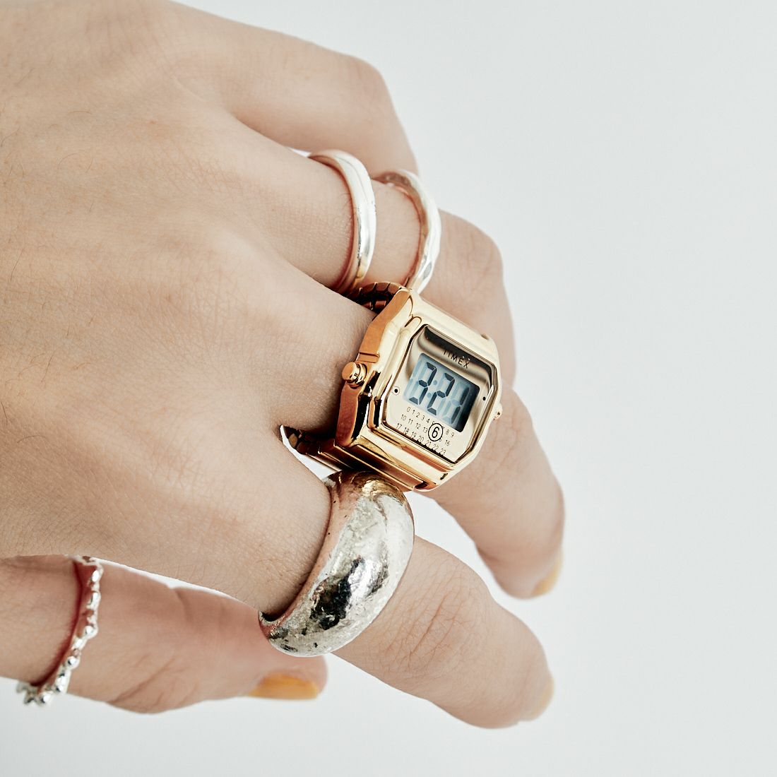 MM6 Maison Margiela [エムエムシックス メゾン マルジェラ] MM6×TIMEX T80リングウォッチ(M/Lサイズ) [S33YW0004] 962 GOLD