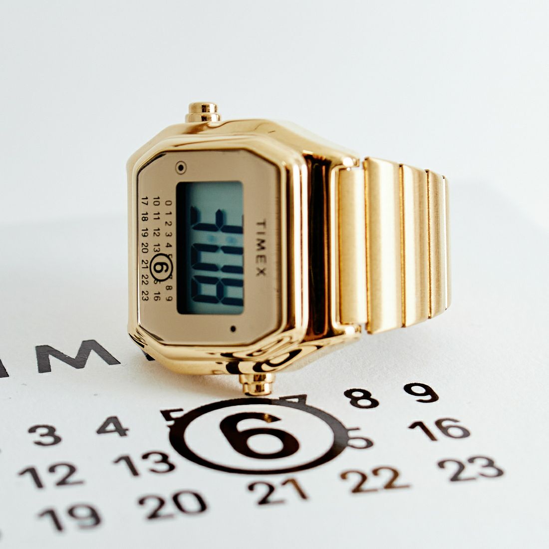 MM6 Maison Margiela [エムエムシックス メゾン マルジェラ] MM6×TIMEX T80リングウォッチ(M/Lサイズ) [S33YW0004] 962 GOLD