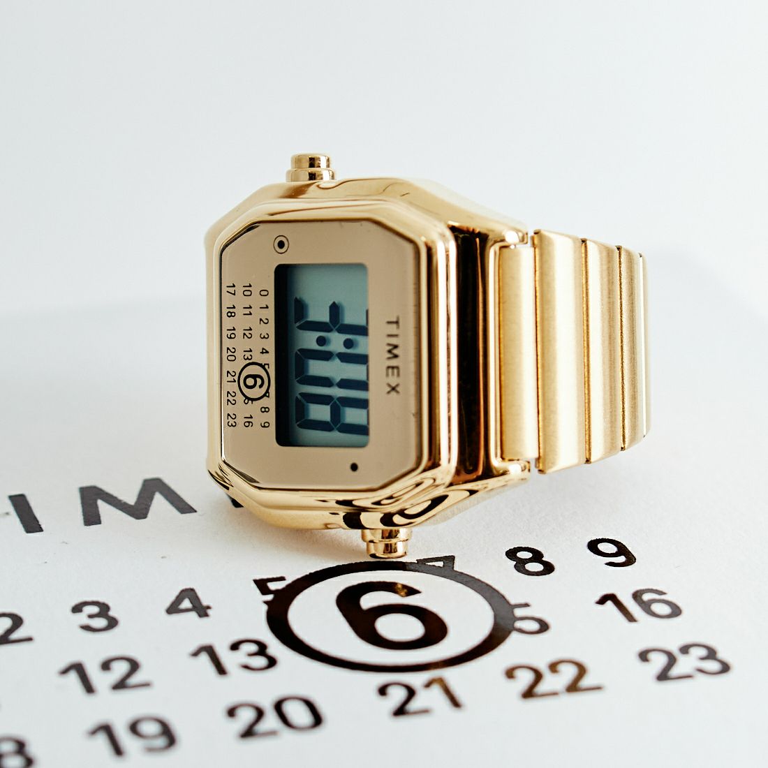 MM6 Maison Margiela [エムエムシックス メゾン マルジェラ] MM6×TIMEX T80リングウォッチ(S/Mサイズ) [S33YW0003] 962 GOLD