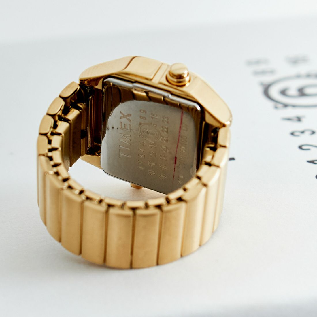 MM6 Maison Margiela [エムエムシックス メゾン マルジェラ] MM6×TIMEX T80リングウォッチ(S/Mサイズ) [S33YW0003] 962 GOLD