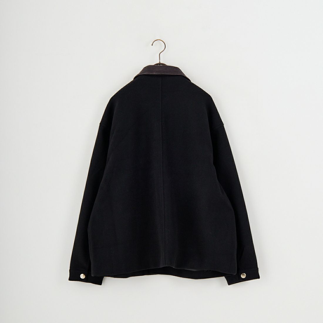 33Degrees [サーティスリーディグリーズ] メルトンカバーオールジャケット [831017IN] BLACK