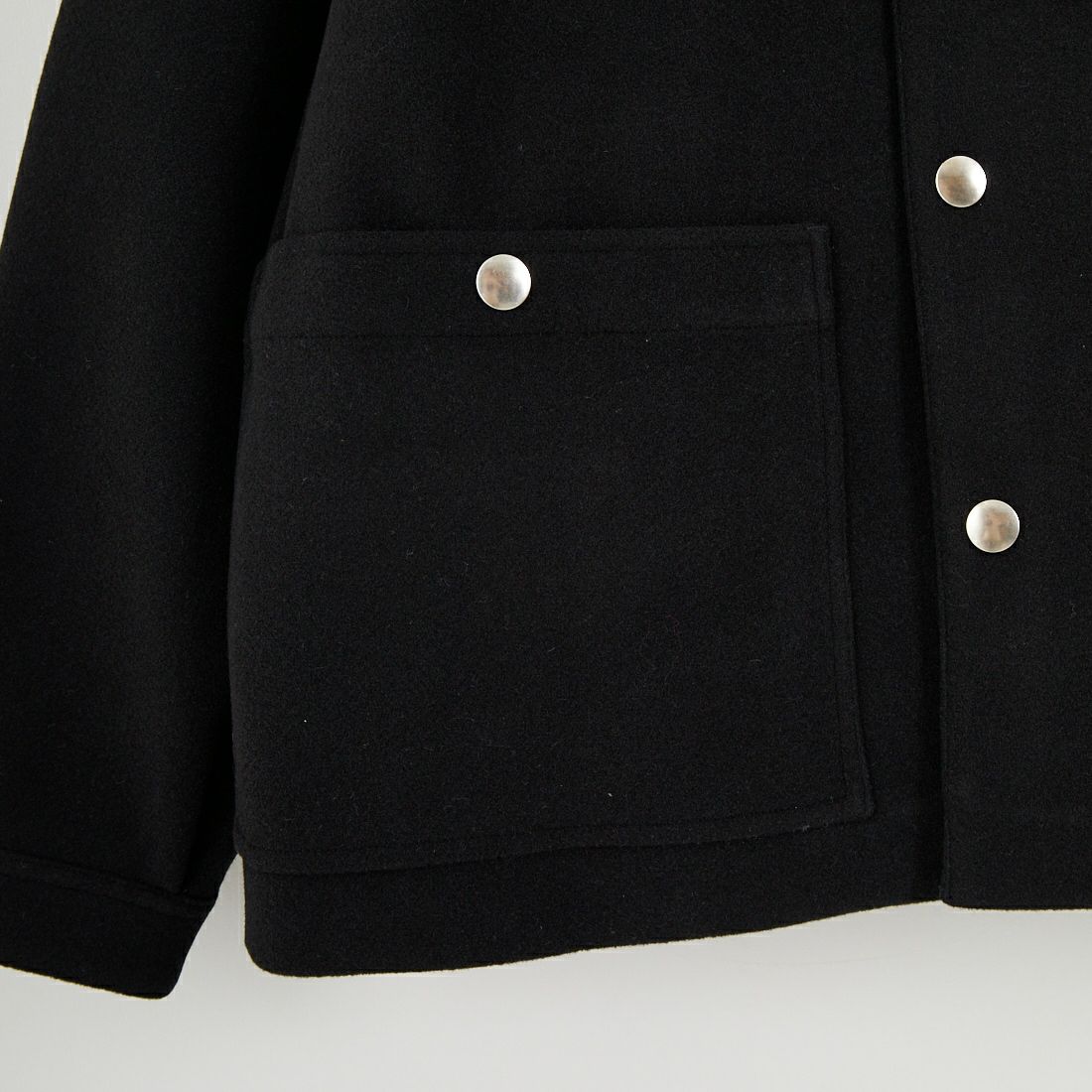 33Degrees [サーティスリーディグリーズ] メルトンカバーオールジャケット [831017IN] BLACK