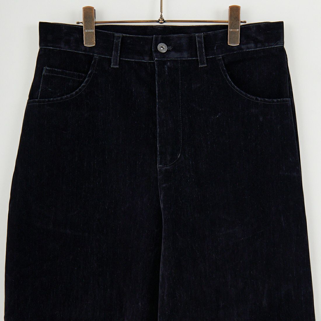 Jeans Factory Clothes [ジーンズファクトリークローズ] フロッキーデニムバギーパンツ [M2528022JF] BLACK
