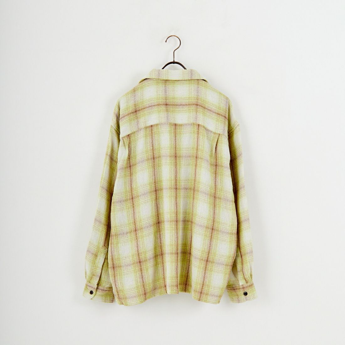 Jeans Factory Clothes [ジーンズファクトリークローズ] リングスパンオンブレチェックシャツ [JFC-254-072] 410 YELLOW