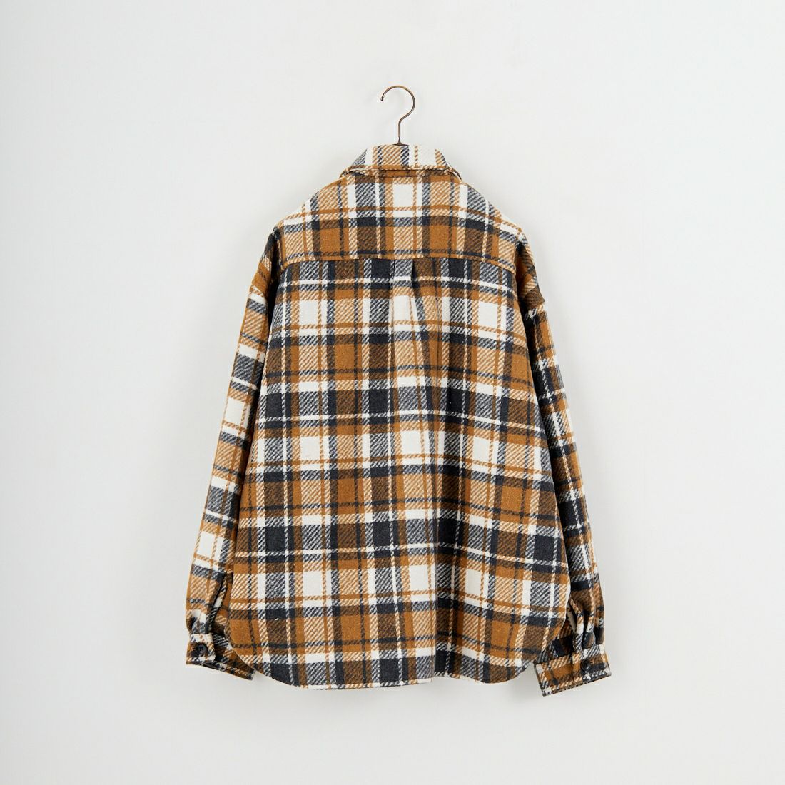 33Degrees [サーティスリーディグリーズ] メルトンチェックCPOジャケット [531024IN] BEIGE