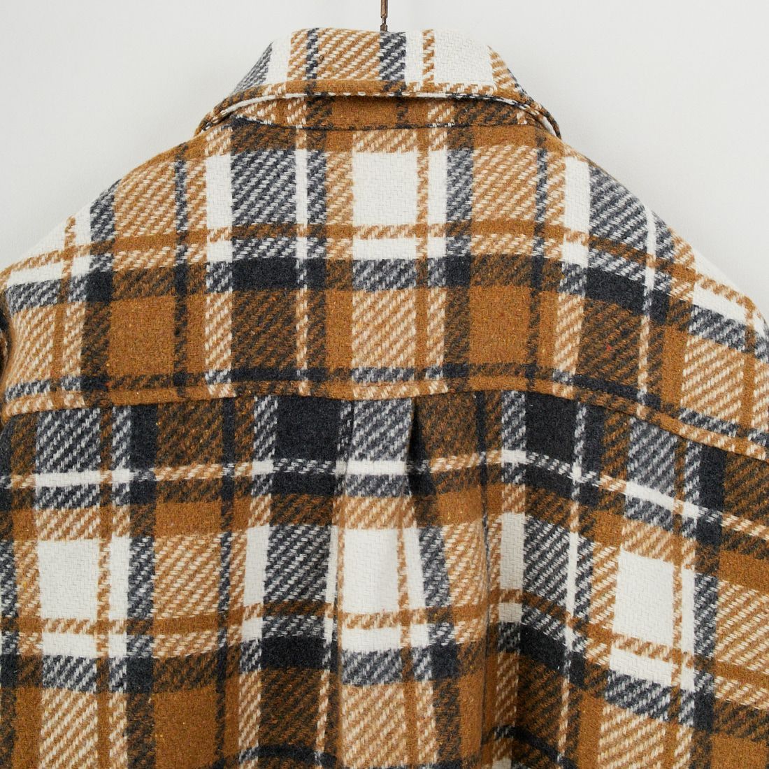 33Degrees [サーティスリーディグリーズ] メルトンチェックCPOジャケット [531024IN] BEIGE