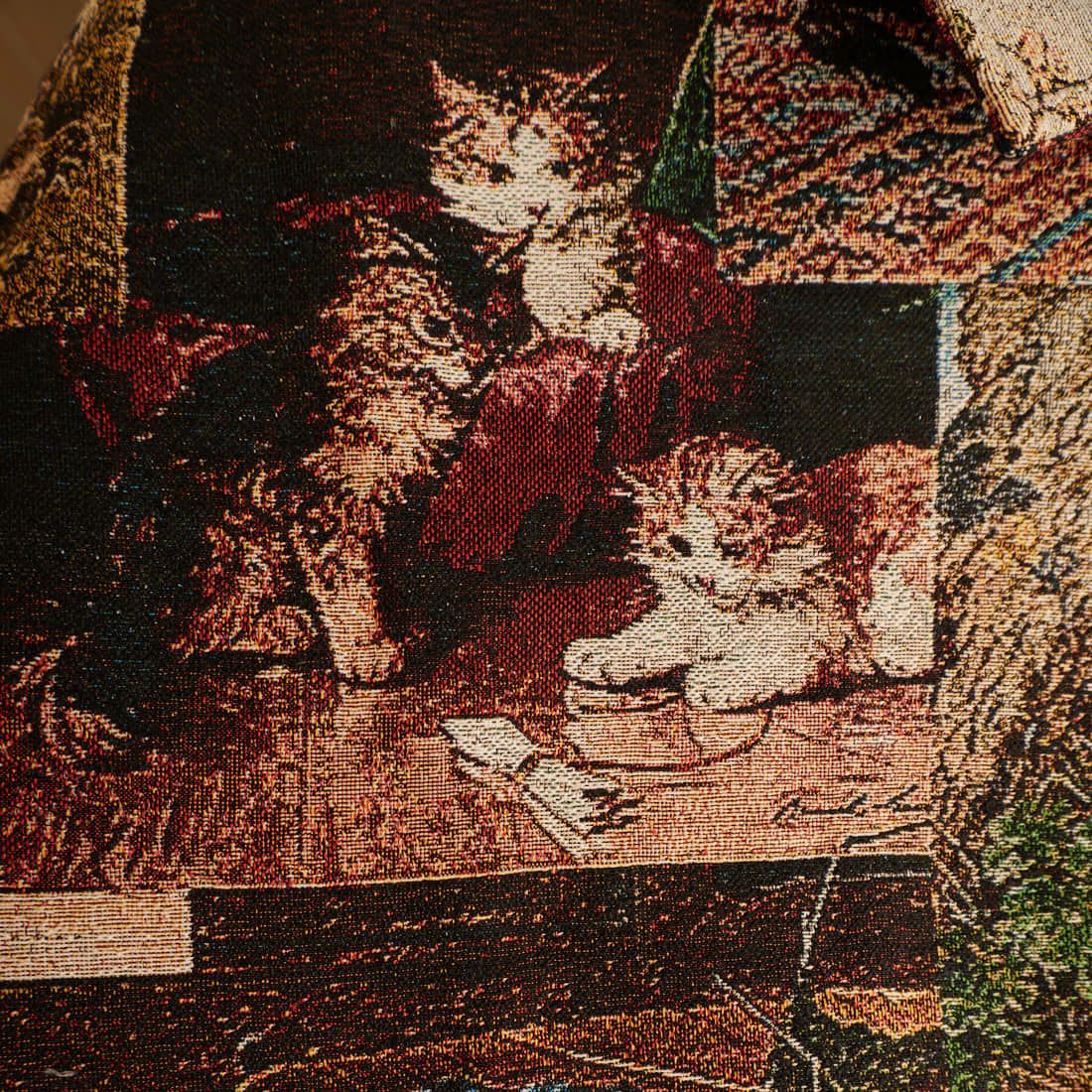 33Degrees [サーティスリーディグリーズ] ゴブランジップブルゾン [TH-3947] D ﾈｺ