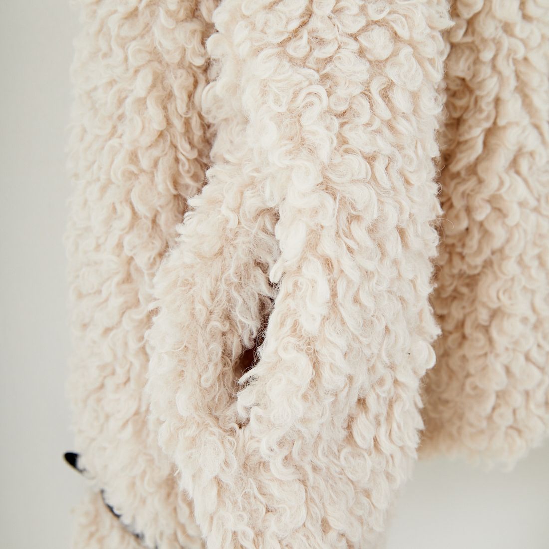 WILLFULLY [ウィルフリー] プードルファー コードトグルショートジャケット [2522-OU-17] SHELL