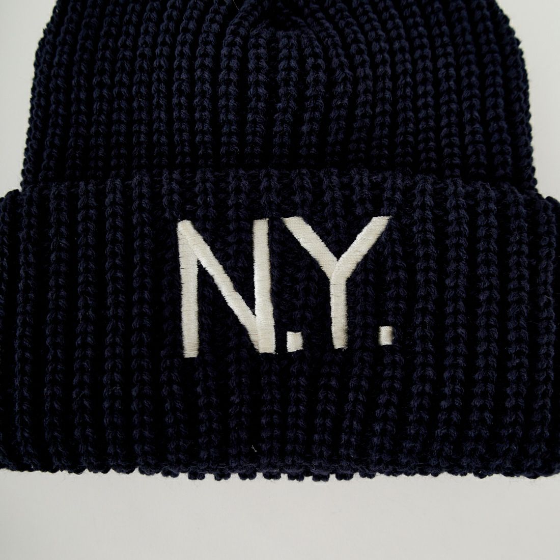 Cooperstown Ball Cap [クーパーズタウンボールキャップ] リブニットキャップ [NYA03-KTA2] NAVY
