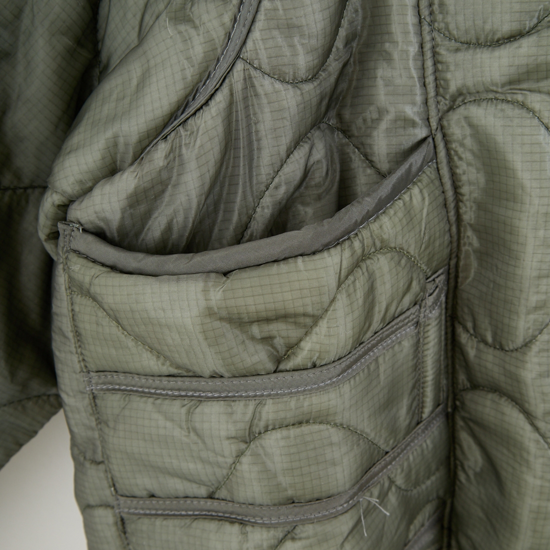 ODDMENT [オッドメント] キルティング MA-1ジャケット [QUILTING-MA-1] GREY
