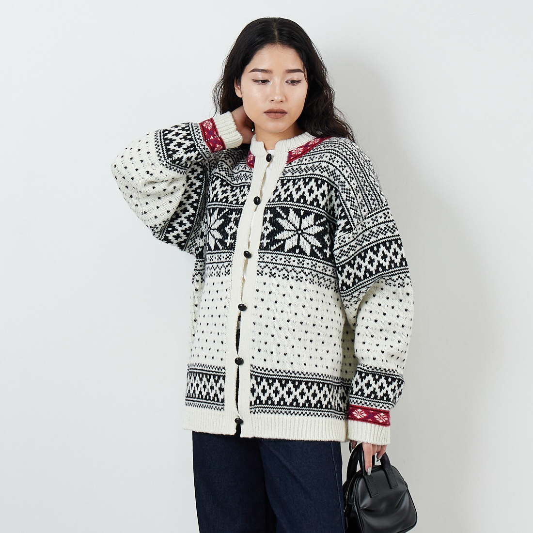 THE SHINZONE [ザ シンゾーン] ノルウェーニットカーディガン