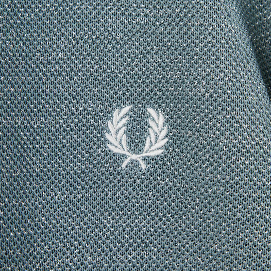 FRED PERRY [フレッドペリー] ツインティップライン メタリックニットポロシャツ [K1128] Z20 STOCKP