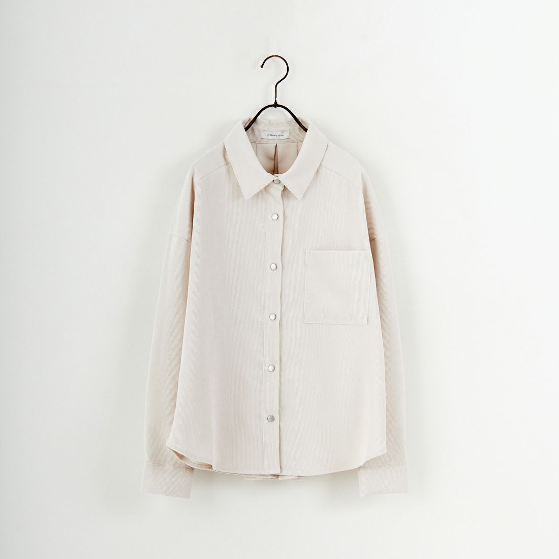 Jf Ready Made [ジイエフレディメイド] コーデュロイドロップタックブラウス [4225650] ｱｲﾎﾞﾘｰ