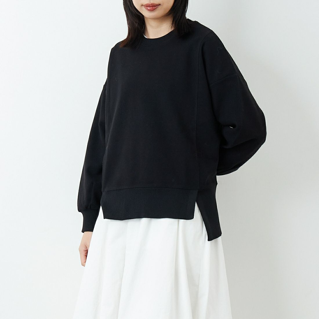 ﾌﾞﾗｯｸ&&モデル身長：162cm 着用サイズ：F&&